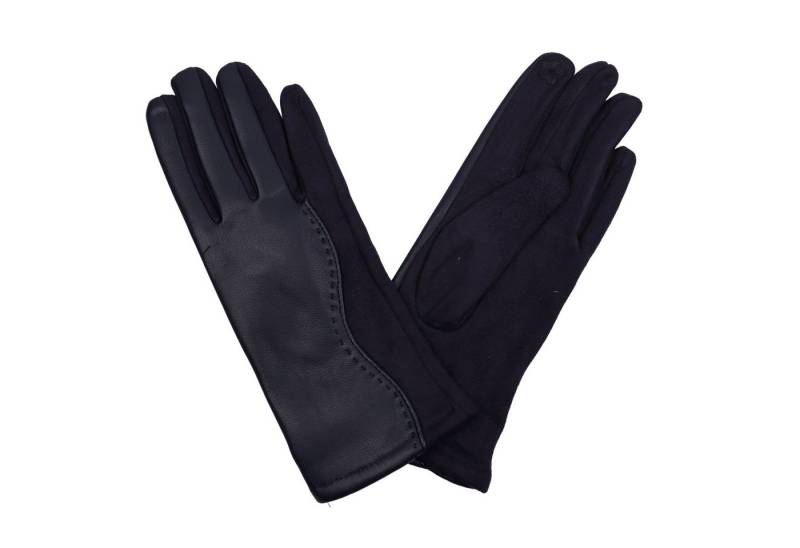 MIRROSI Lederhandschuhe Damen Touchscreen Handschuhe gefüttert Warm ONESIZE aus Veganleder sehr weich und warm ideal für Herbst oder Winter von MIRROSI