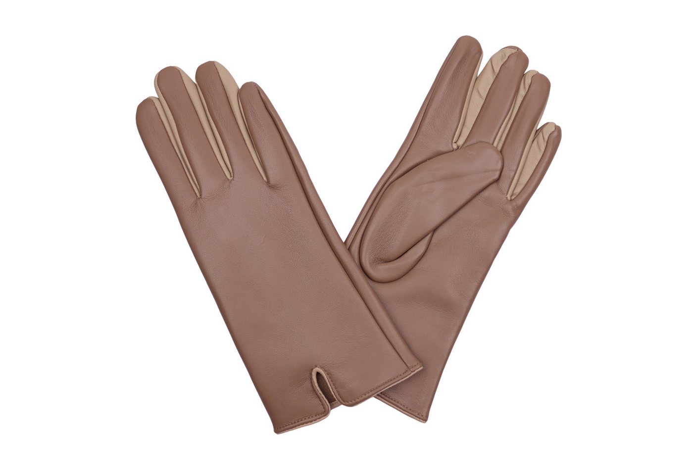 MIRROSI Lederhandschuhe Damen Touchscreen Handschuhe gefüttert Warm ONESIZE aus Veganleder sehr weich und warm ideal für Herbst oder Winter von MIRROSI