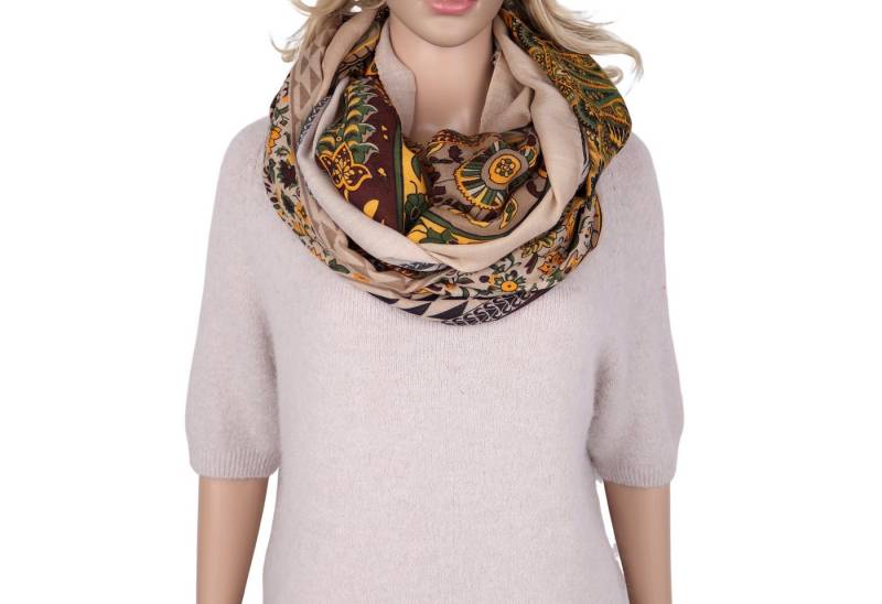 MIRROSI Loop Damen Schal Weich aus 100% Viskose Groß, (ca. 180x90cm Zweimal um den Hals wickelbar), Damen Halstuch Stola ideal für Frühling,Sommer, Herbst oder Winter von MIRROSI