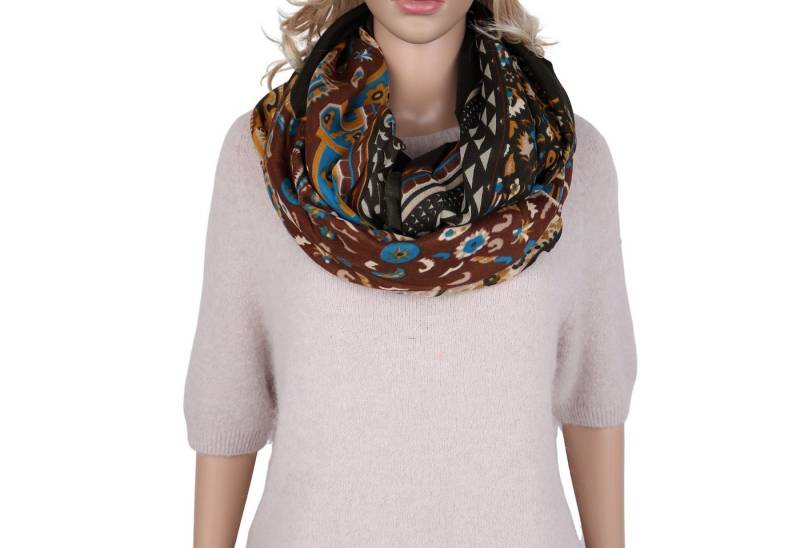 MIRROSI Loop Damen Schal Weich aus 100% Viskose Groß, (ca. 180x90cm Zweimal um den Hals wickelbar), Damen Halstuch Stola ideal für Frühling,Sommer, Herbst oder Winter von MIRROSI