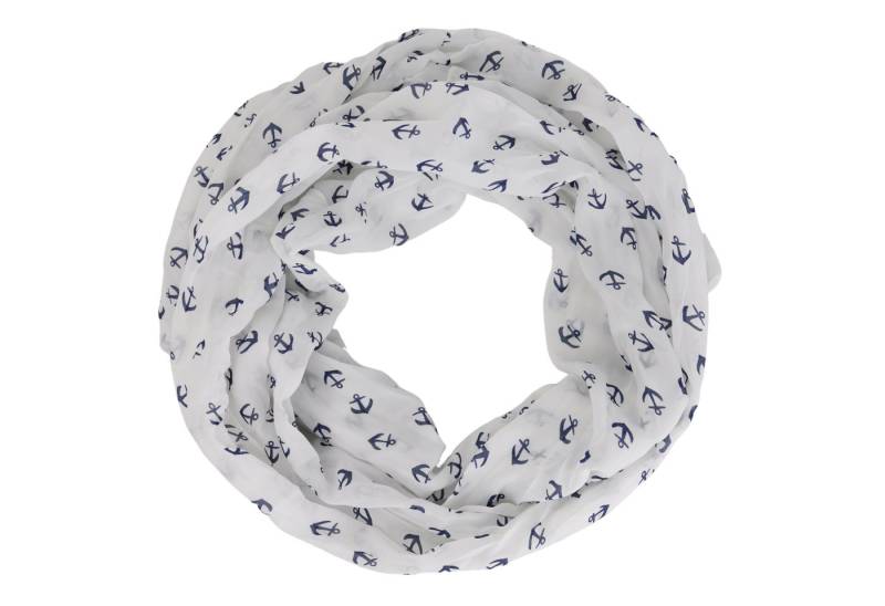 MIRROSI Loop Damen Schal mit Anker-Muster Weich, Damen Halstuch Stola ideal für Frühling,Sommer, Herbst von MIRROSI