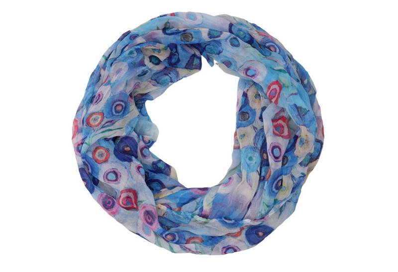 MIRROSI Loop Damen Schal mit Blümchen-Muster Weich, Damen Halstuch ideal für Frühling, Sommer oder Herbst von MIRROSI