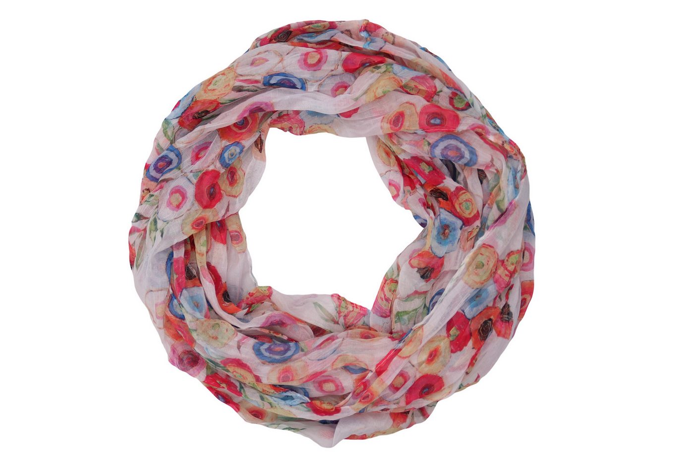 MIRROSI Loop Damen Schal mit Blümchen-Muster Weich, Damen Halstuch ideal für Frühling, Sommer oder Herbst von MIRROSI