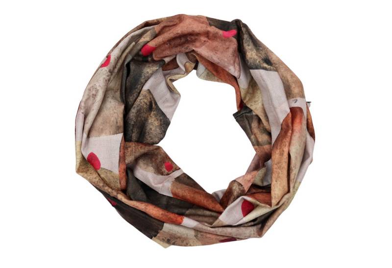 MIRROSI Loop Damen Schal mit Bunt Weich aus 100% Viskose, (ca. 170x40cm Zweimal um den Hals wickelbar, ca. 97 Gramm, Neue Kollektion Herbst/Winter 2025), Damen Halstuch ideal für Herbst und Winter von MIRROSI