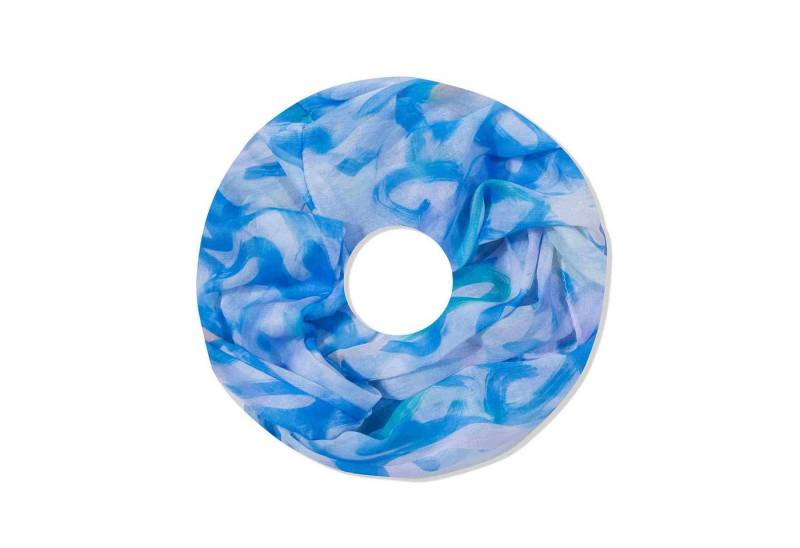 MIRROSI Loop Damen Schal mit Herz-Muster Weich aus 100% Viskose, (ca. 160x48cm Zweimal um den Hals wickelbar), Damen Halstuch Stola ideal für Frühling,Sommer, Herbst von MIRROSI