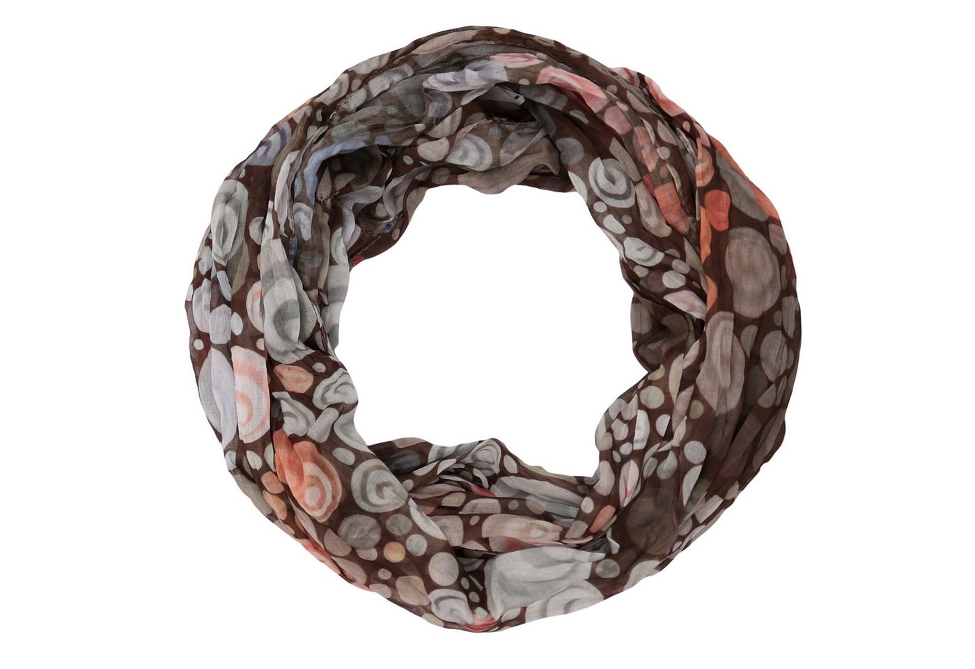 MIRROSI Loop Damen Schal mit Kreis-Muster Weich, (zweimal um den Hals wickelbar), Damen Halstuch ideal für Frühling, Sommer oder Herbst von MIRROSI