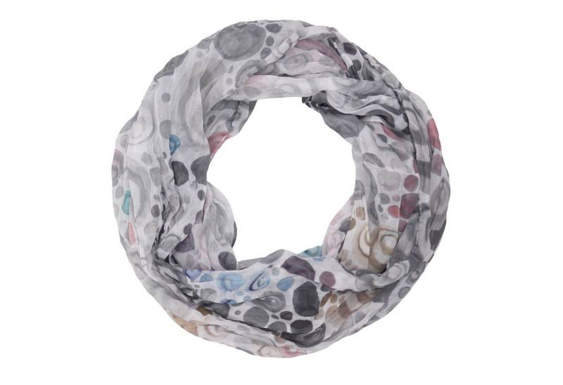MIRROSI Loop Damen Schal mit Kreis-Muster Weich, (zweimal um den Hals wickelbar), Damen Halstuch ideal für Frühling, Sommer oder Herbst von MIRROSI