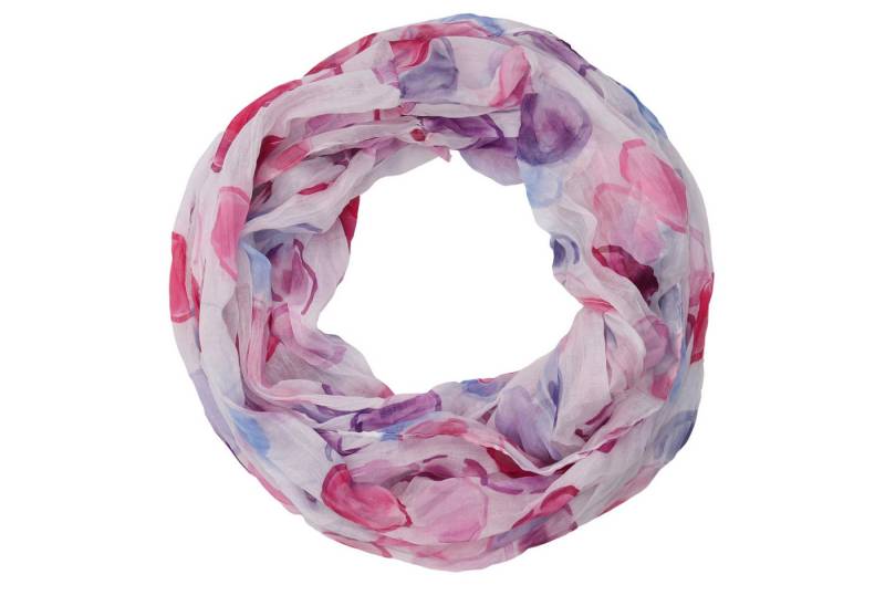 MIRROSI Loop Damen Schal mit Kreis-Muster Weich, (zweimal um den Hals wickelbar, ca.45x75cm), Damen Halstuch ideal für Frühling, Sommer oder Herbst von MIRROSI