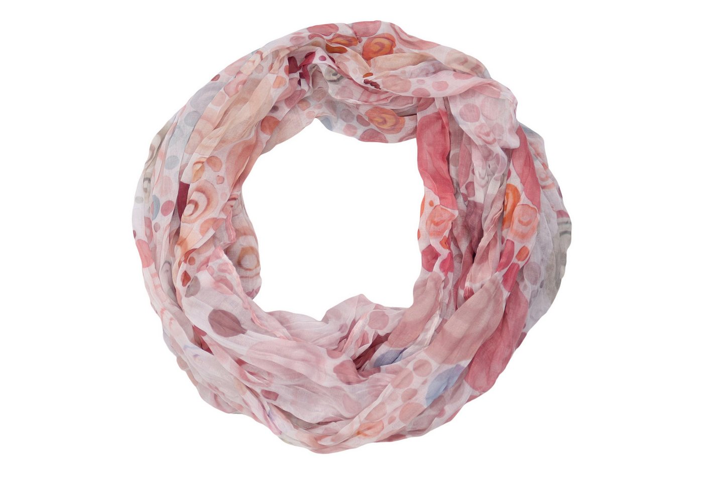 MIRROSI Loop Damen Schal mit Kreis-Muster Weich, (zweimal um den Hals wickelbar, ca.45x75cm), Damen Halstuch ideal für Frühling, Sommer oder Herbst von MIRROSI