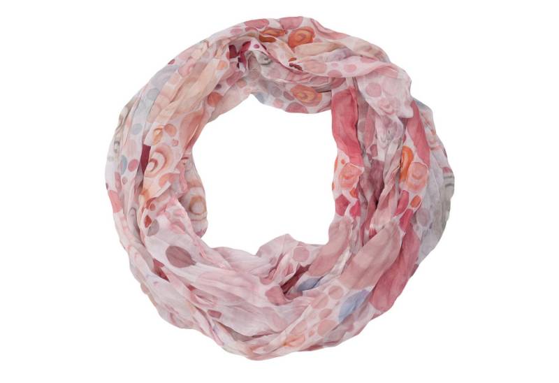 MIRROSI Loop Damen Schal mit Kreis-Muster Weich, (zweimal um den Hals wickelbar, ca.45x75cm), Damen Halstuch ideal für Frühling, Sommer oder Herbst von MIRROSI