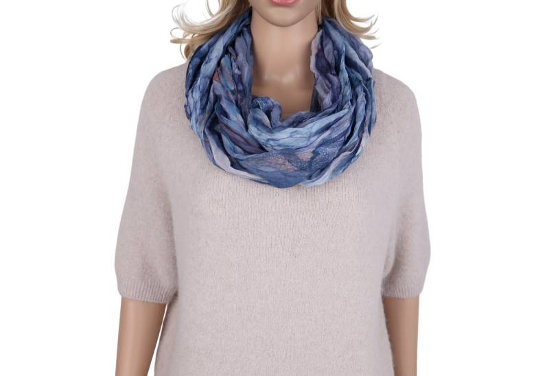 MIRROSI Loop Damen Schal mit Regenbogen-Muster Weich, (Zweimal um den Hals wickelbar), Damen Halstuch ideal für Frühling, Sommer oder Herbst von MIRROSI