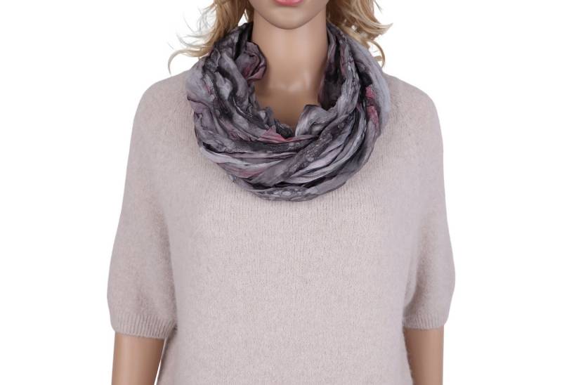 MIRROSI Loop Damen Schal mit Regenbogen-Muster Weich, (Zweimal um den Hals wickelbar), Damen Halstuch ideal für Frühling, Sommer oder Herbst von MIRROSI