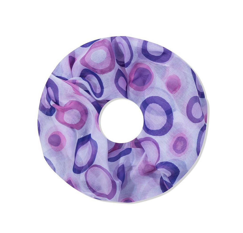 MIRROSI Loop Damen Schal mit Ring-Muster Weich aus 100% Viskose, (ca. 160x48cm Zweimal um den Hals wickelbar), Damen Halstuch Stola ideal für Frühling,Sommer, Herbst von MIRROSI