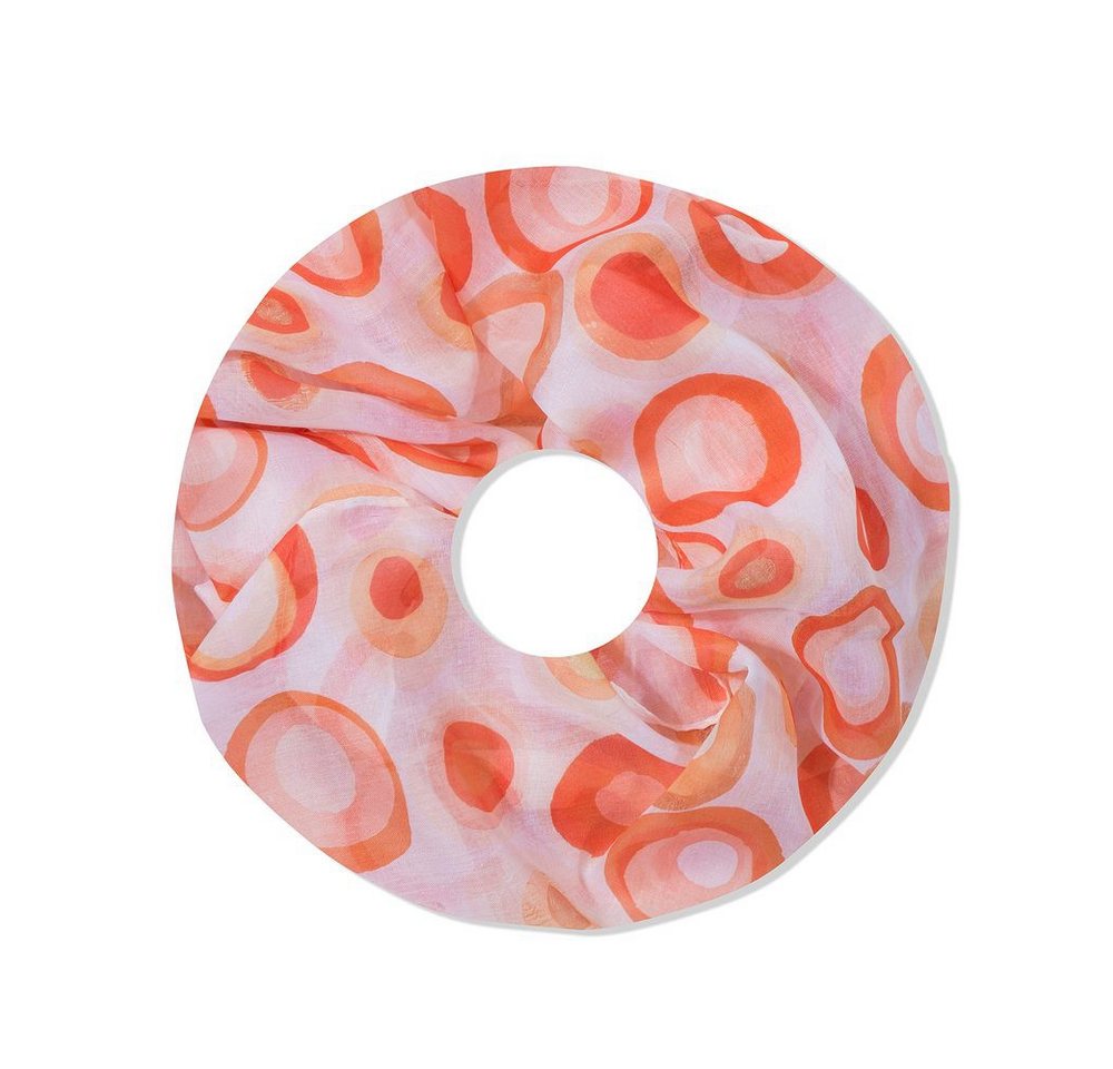 MIRROSI Loop Damen Schal mit Ring-Muster Weich aus 100% Viskose, (ca. 160x48cm Zweimal um den Hals wickelbar), Damen Halstuch Stola ideal für Frühling,Sommer, Herbst von MIRROSI