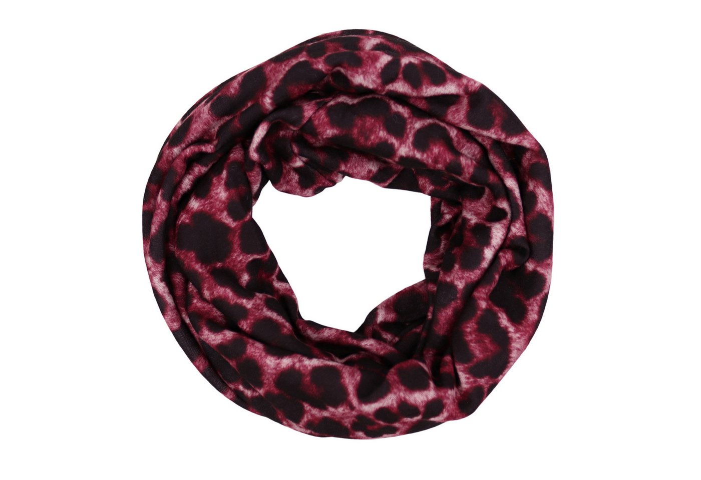 MIRROSI Loop Weich und Warm Loopschal Leo Muster, (ca. 66x23cm Zweimal um den Hals wickelbar), Trendiges LEO-Design, wärmend & weich von MIRROSI