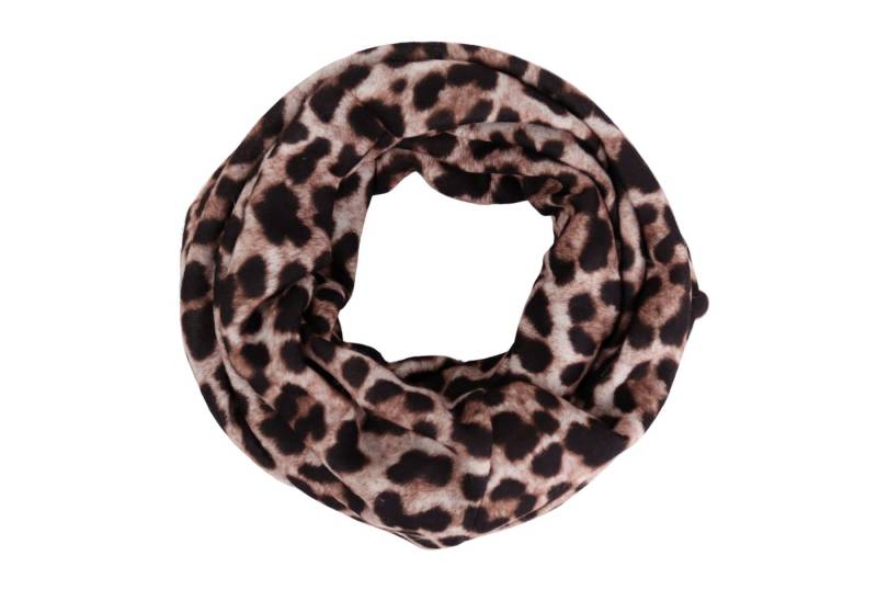 MIRROSI Loop Weich und Warm Loopschal Leo Muster, Trendiges LEO-Design, wärmend & weich von MIRROSI