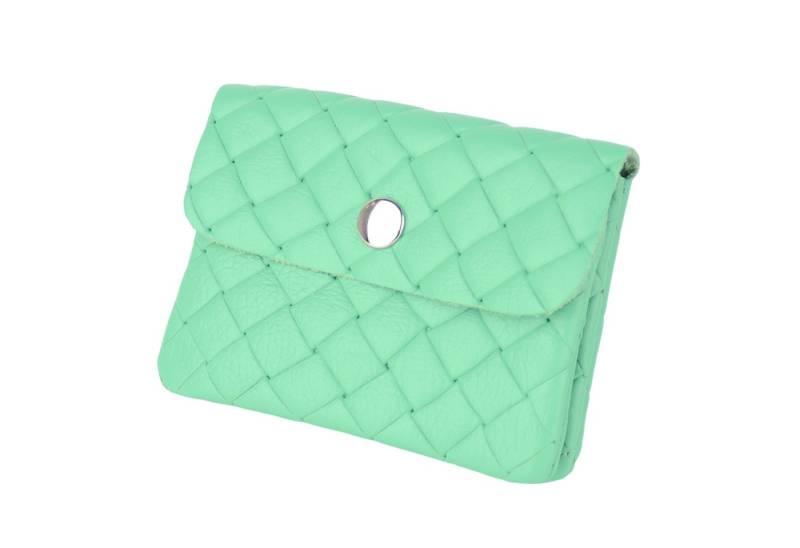 MIRROSI Mini Geldbörse Damen Kleines Portemonnaie MADE IN ITALY Echtleder (11x8x2cm BxHxT), viele tolle Trendfarben zur Auswahl, leicht von MIRROSI