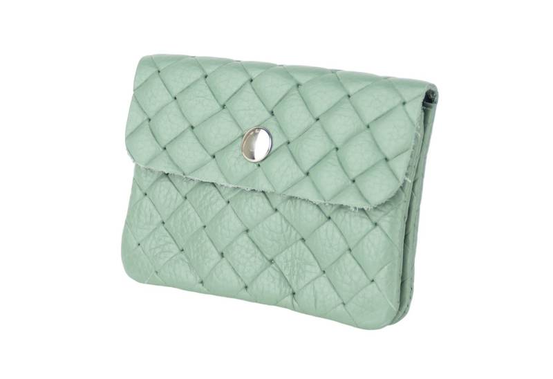 MIRROSI Mini Geldbörse Damen Kleines Portemonnaie MADE IN ITALY Echtleder (11x8x2cm BxHxT), viele tolle Trendfarben zur Auswahl, leicht von MIRROSI