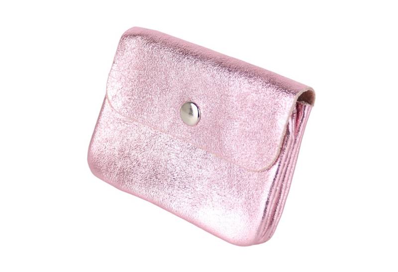 MIRROSI Mini Geldbörse Damen Kleines Portemonnaie MADE IN ITALY Echtleder (11x8x2cm BxHxT), viele tolle Trendfarben zur Auswahl, leicht von Mirrosi