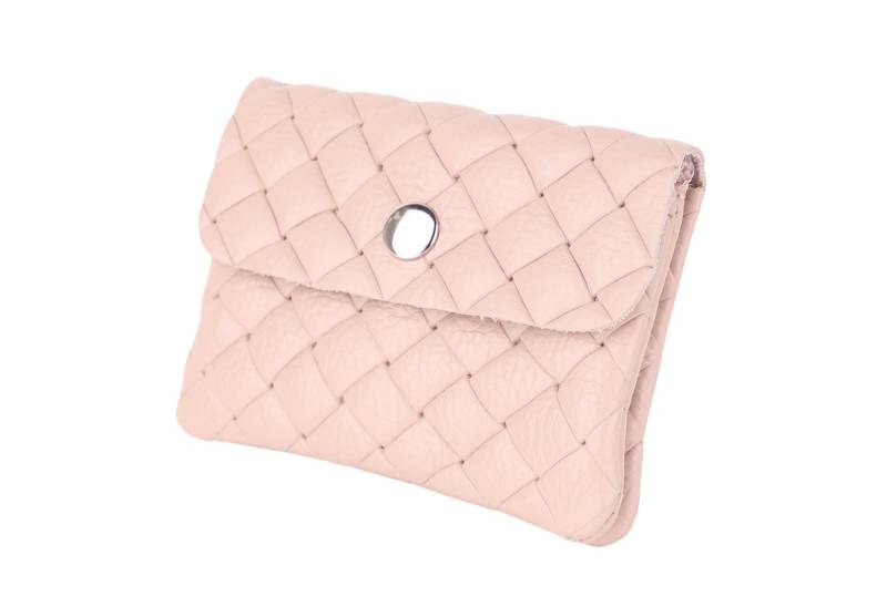 MIRROSI Mini Geldbörse Damen Kleines Portemonnaie MADE IN ITALY Echtleder (11x8x2cm BxHxT), viele tolle Trendfarben zur Auswahl, leicht von MIRROSI