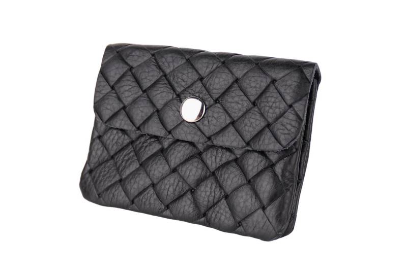 MIRROSI Mini Geldbörse Damen Kleines Portemonnaie MADE IN ITALY Echtleder (11x8x2cm BxHxT), viele tolle Trendfarben zur Auswahl, leicht von MIRROSI