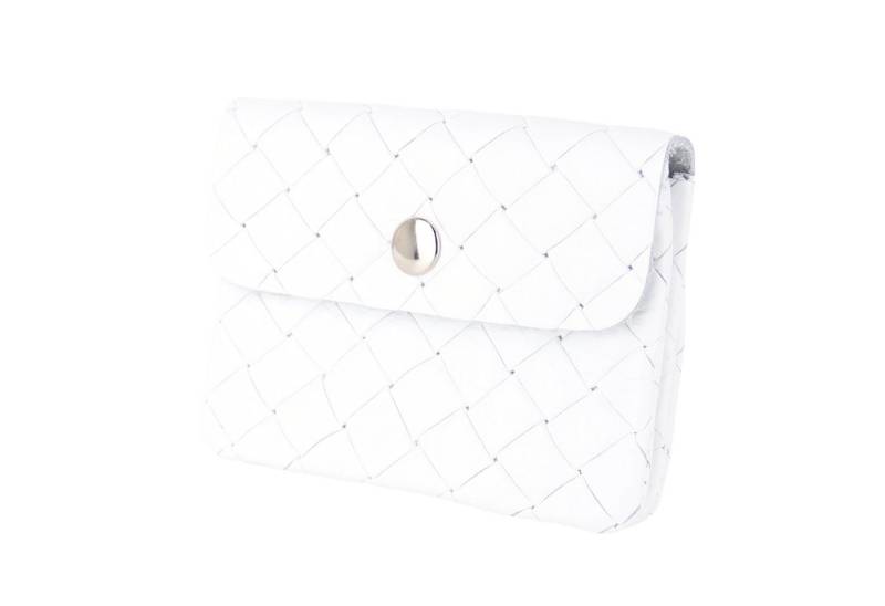 MIRROSI Mini Geldbörse Damen Kleines Portemonnaie MADE IN ITALY Echtleder (11x8x2cm BxHxT), viele tolle Trendfarben zur Auswahl, leicht von MIRROSI