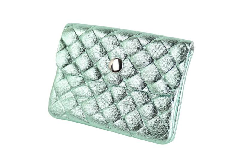 MIRROSI Mini Geldbörse Kleines Mittelgroßes Portemonnaie MADE IN ITALY Echtleder (11x8x2cm BxHxT), viele tolle Trendfarben zur Auswahl, leicht von MIRROSI