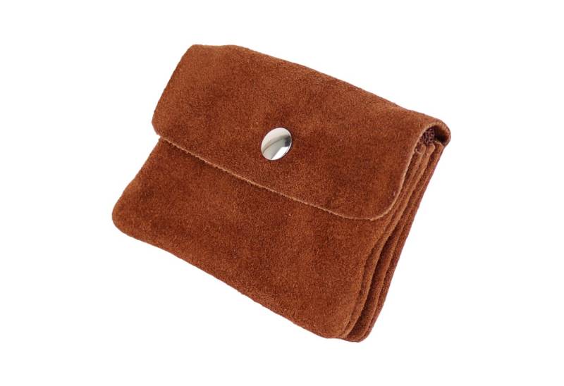 MIRROSI Mini Geldbörse Kleines Mittelgroßes Portemonnaie MADE IN ITALY Echtleder (11x8x2cm BxHxT), viele tolle Trendfarben zur Auswahl, leicht von MIRROSI