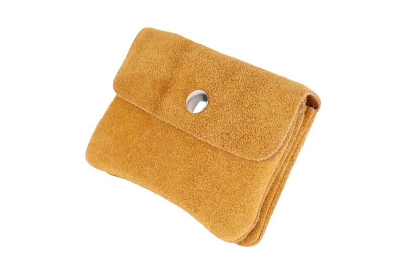 MIRROSI Mini Geldbörse Kleines Mittelgroßes Portemonnaie MADE IN ITALY Echtleder (11x8x2cm BxHxT), viele tolle Trendfarben zur Auswahl, leicht von MIRROSI