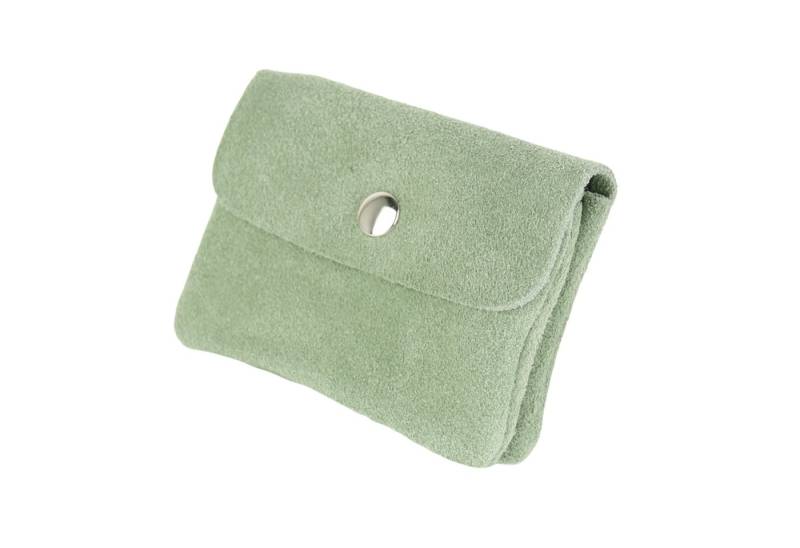 MIRROSI Mini Geldbörse Kleines Mittelgroßes Portemonnaie MADE IN ITALY Echtleder (11x8x2cm BxHxT), viele tolle Trendfarben zur Auswahl, leicht von MIRROSI