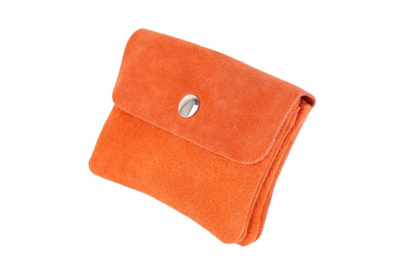 MIRROSI Mini Geldbörse Kleines Mittelgroßes Portemonnaie MADE IN ITALY Echtleder (11x8x2cm BxHxT), viele tolle Trendfarben zur Auswahl, leicht von MIRROSI