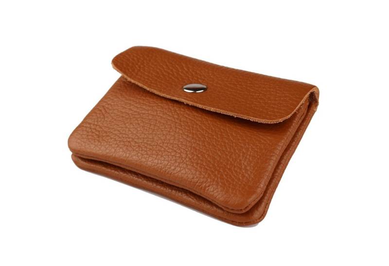 MIRROSI Mini Geldbörse Kleines Mittelgroßes Portemonnaie MADE IN ITALY Echtleder (11x8x2cm BxHxT), viele tolle Trendfarben zur Auswahl, leicht von MIRROSI