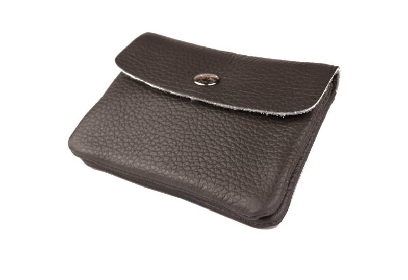 MIRROSI Mini Geldbörse Kleines Mittelgroßes Portemonnaie MADE IN ITALY Echtleder (11x8x2cm BxHxT), viele tolle Trendfarben zur Auswahl, leicht von MIRROSI