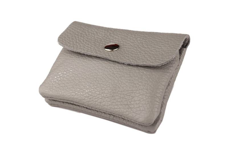 MIRROSI Mini Geldbörse Kleines Mittelgroßes Portemonnaie MADE IN ITALY Echtleder (11x8x2cm BxHxT), viele tolle Trendfarben zur Auswahl, leicht von MIRROSI