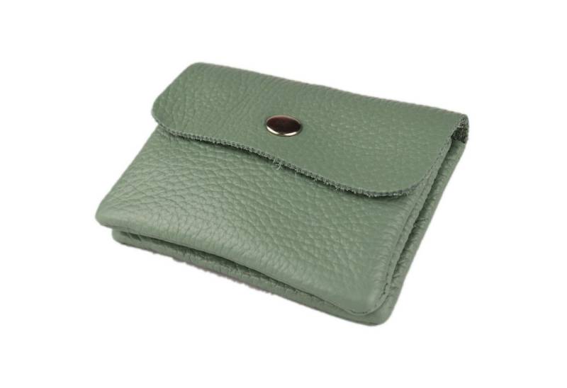 MIRROSI Mini Geldbörse Kleines Mittelgroßes Portemonnaie MADE IN ITALY Echtleder (11x8x2cm BxHxT), viele tolle Trendfarben zur Auswahl, leicht von MIRROSI