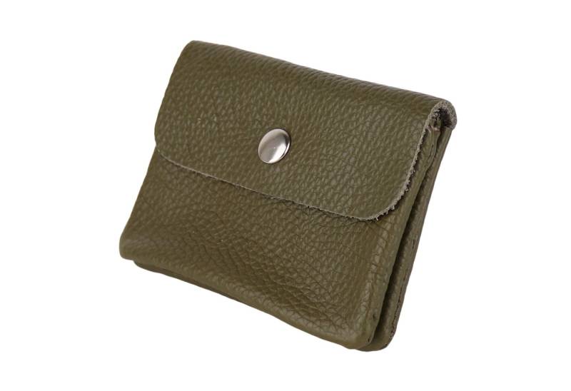 MIRROSI Mini Geldbörse Kleines Mittelgroßes Portemonnaie MADE IN ITALY Echtleder (11x8x2cm BxHxT), viele tolle Trendfarben zur Auswahl, leicht von MIRROSI