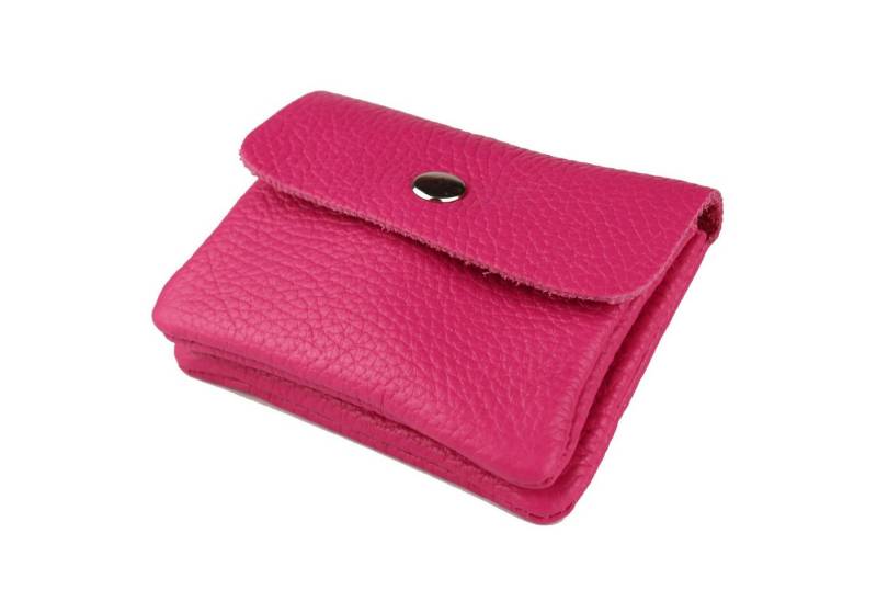 MIRROSI Mini Geldbörse Kleines Mittelgroßes Portemonnaie MADE IN ITALY Echtleder (11x8x2cm BxHxT), viele tolle Trendfarben zur Auswahl, leicht von MIRROSI