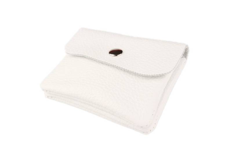 MIRROSI Mini Geldbörse Kleines Mittelgroßes Portemonnaie MADE IN ITALY Echtleder (11x8x2cm BxHxT), viele tolle Trendfarben zur Auswahl, leicht von MIRROSI