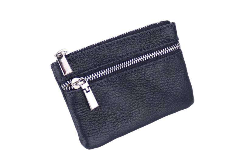 MIRROSI Mini Geldbörse Kleines Portemonnaie MADE IN ITALY Echtleder (14,5x9,5x1cm BXHXT), viele tolle Trendfarben zur Auswahl, leicht von MIRROSI
