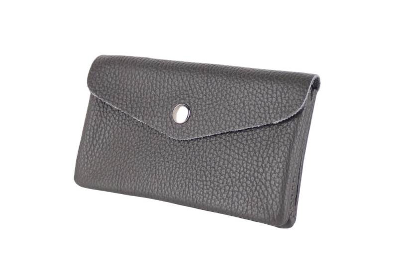 MIRROSI Mini Geldbörse Mittelgroße Portemonnaie MADE IN ITALY Echtleder (15x9x2cm BxHxT) von MIRROSI