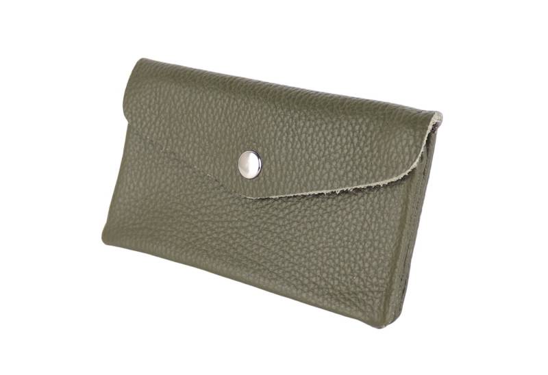 MIRROSI Mini Geldbörse Mittelgroße Portemonnaie MADE IN ITALY Echtleder (15x9x2cm BxHxT) von MIRROSI