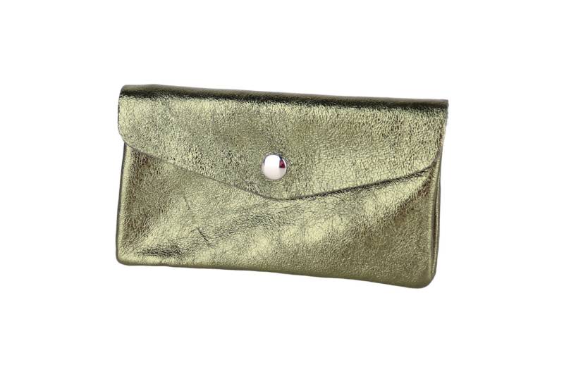 MIRROSI Mini Geldbörse Mittelgroße Portemonnaie MADE IN ITALY Echtleder (15x9x2cm BxHxT) von MIRROSI