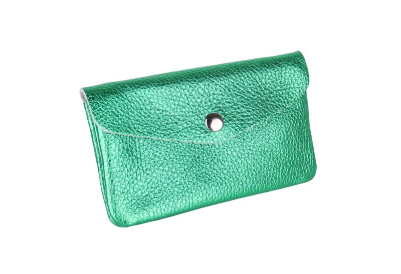 MIRROSI Mini Geldbörse Mittelgroße Portemonnaie MADE IN ITALY Echtleder (15x9x2cm BxHxT) von MIRROSI