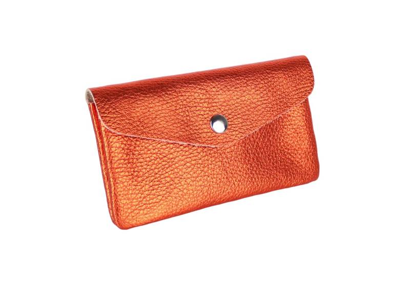 MIRROSI Mini Geldbörse Mittelgroße Portemonnaie MADE IN ITALY Echtleder (15x9x2cm BxHxT) von MIRROSI