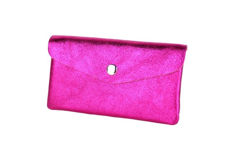 MIRROSI Mini Geldbörse Mittelgroße Portemonnaie MADE IN ITALY Echtleder (15x9x2cm BxHxT) von MIRROSI