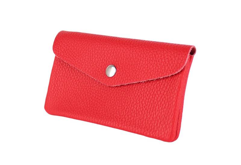 MIRROSI Mini Geldbörse Mittelgroße Portemonnaie MADE IN ITALY Echtleder (15x9x2cm BxHxT) von MIRROSI