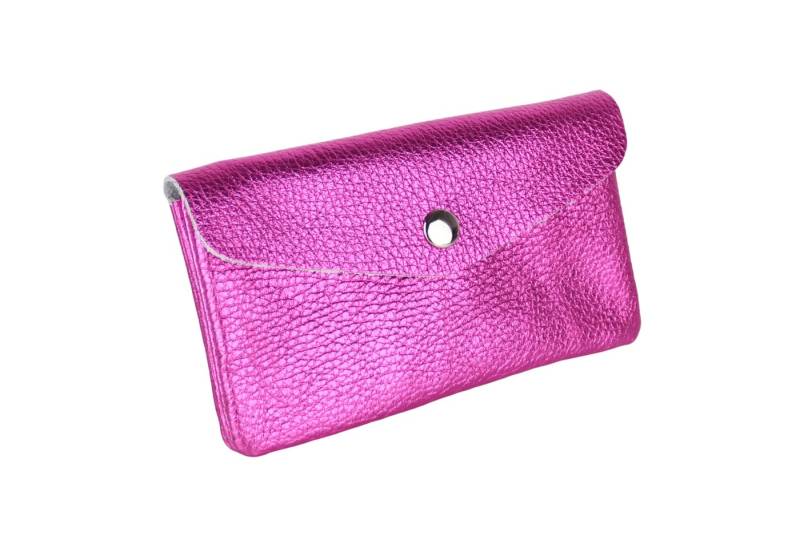 MIRROSI Mini Geldbörse Mittelgroße Portemonnaie MADE IN ITALY Echtleder (15x9x2cm BxHxT) von MIRROSI