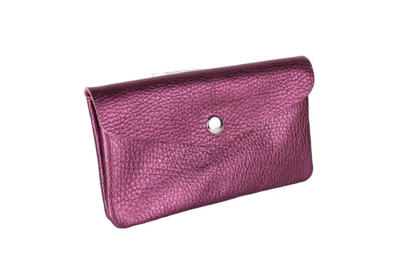 MIRROSI Mini Geldbörse Mittelgroße Portemonnaie MADE IN ITALY Echtleder (15x9x2cm BxHxT) von MIRROSI