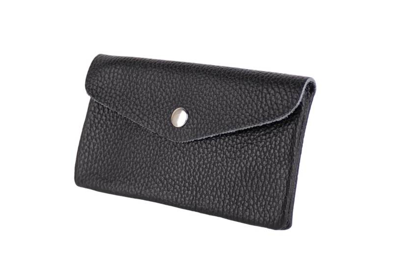 MIRROSI Mini Geldbörse Mittelgroße Portemonnaie MADE IN ITALY Echtleder (15x9x2cm BxHxT) von MIRROSI