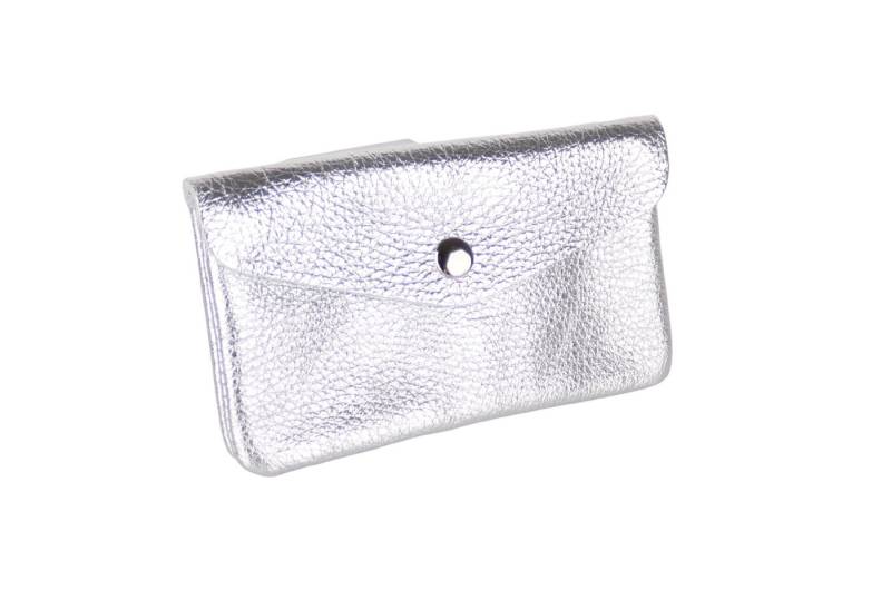 MIRROSI Mini Geldbörse Mittelgroße Portemonnaie MADE IN ITALY Echtleder (15x9x2cm BxHxT) von MIRROSI